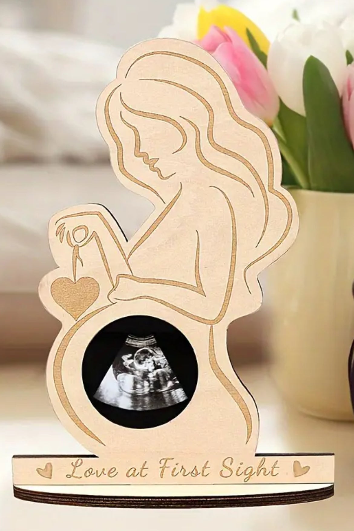 Baby ultrasound scan holder