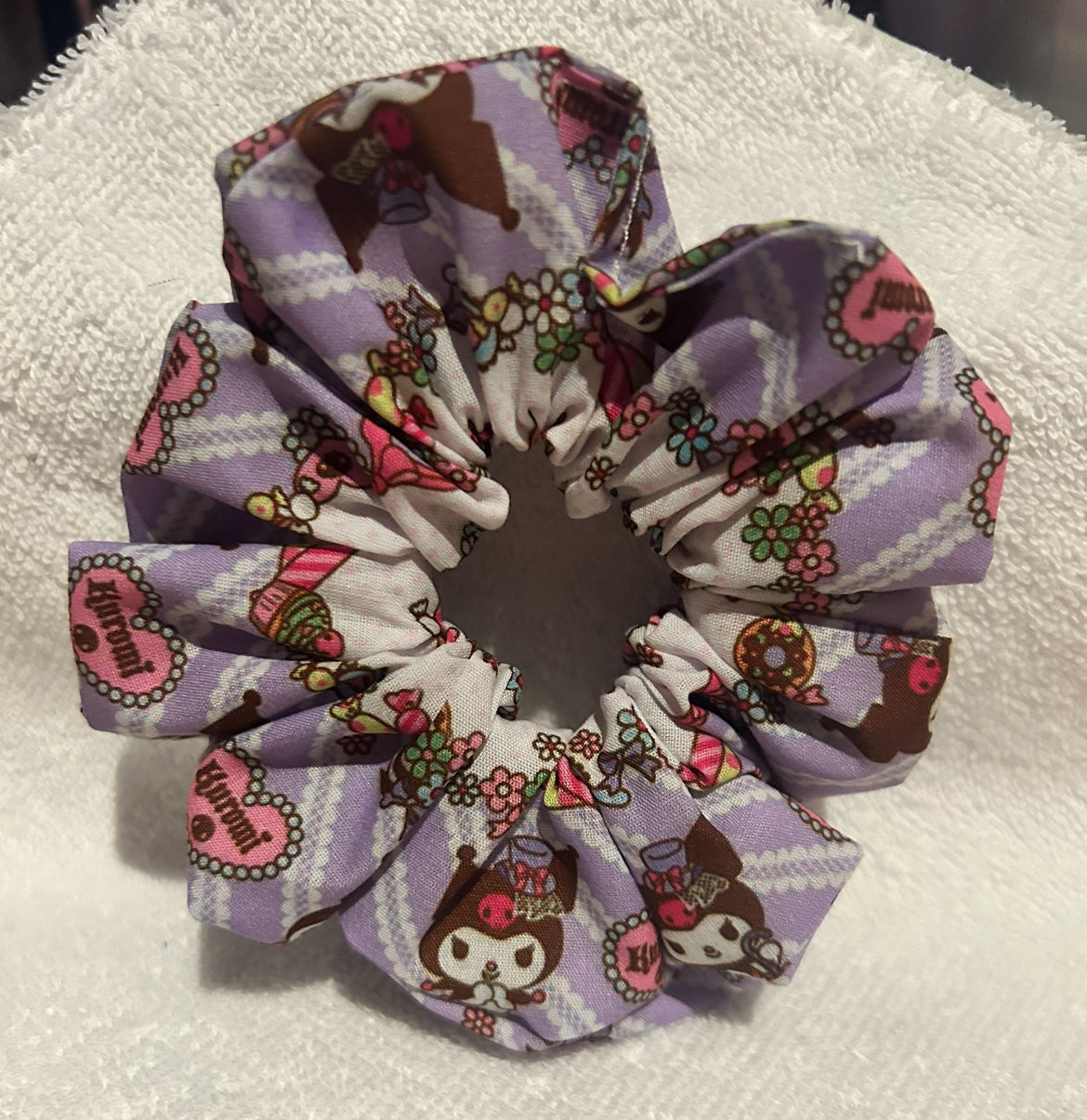Small novelty scrunchies