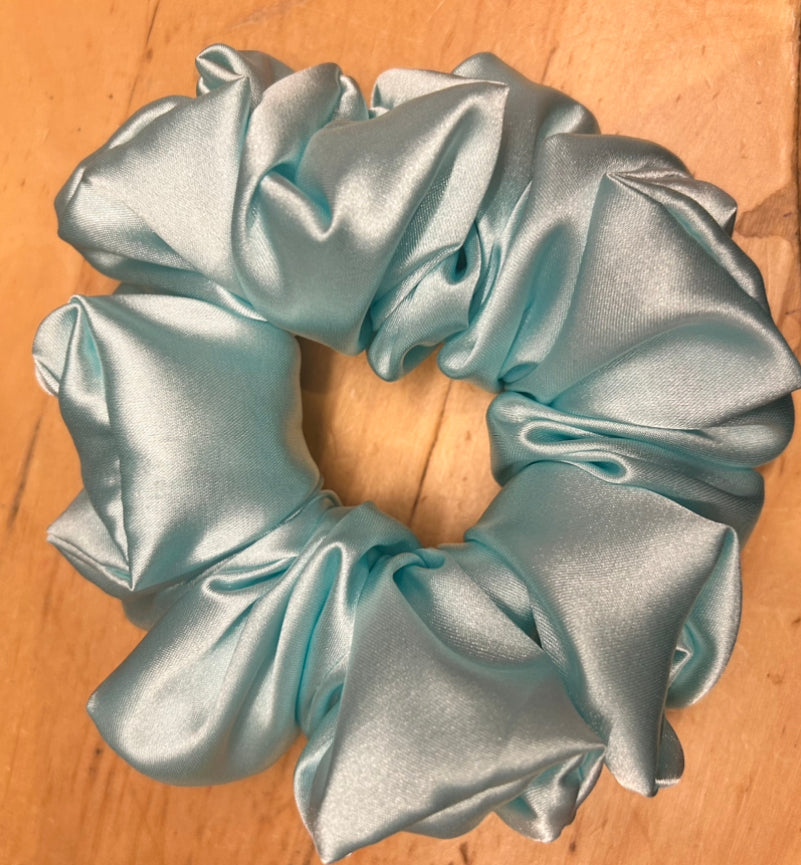 Small satin scrunchys