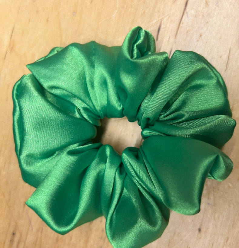 Small satin scrunchys