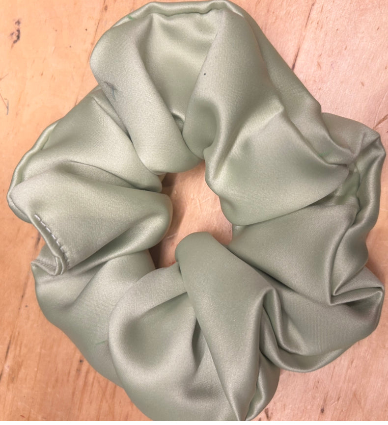 Small satin scrunchys