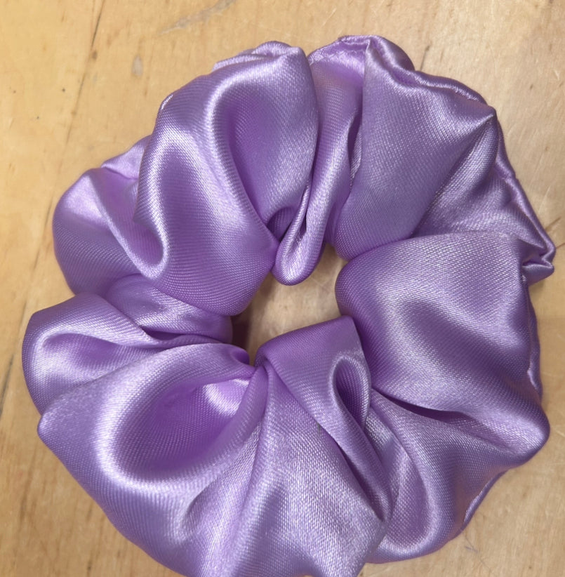 Small satin scrunchys