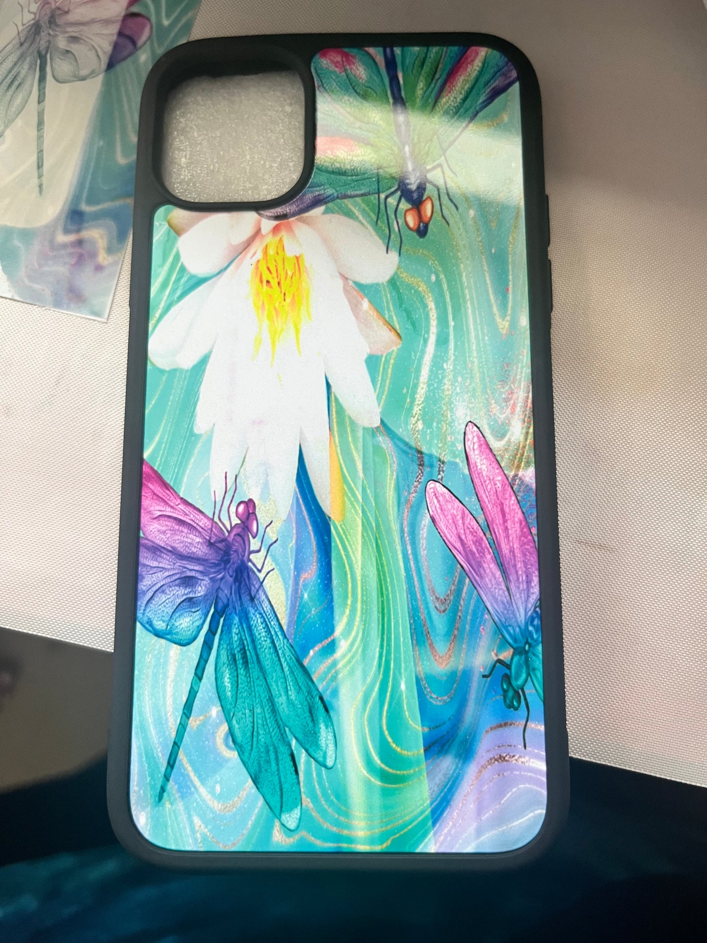 Apple and Samsung phone case