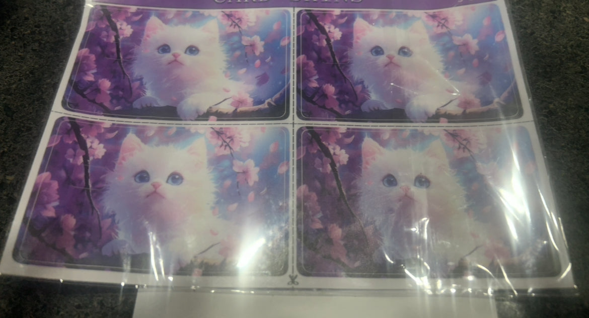 Keycard vinyl wraps