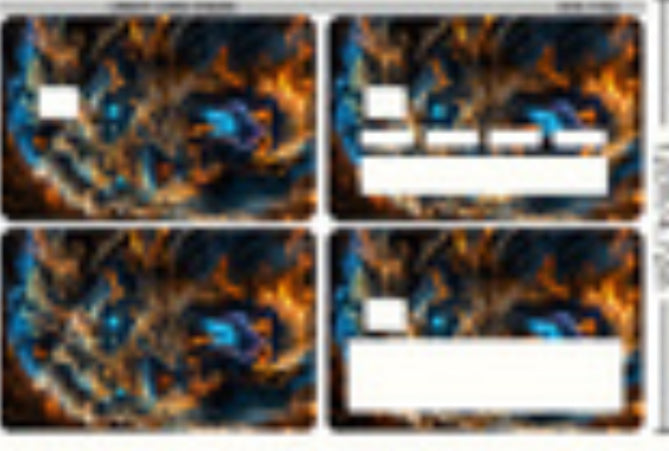 Keycard vinyl wraps