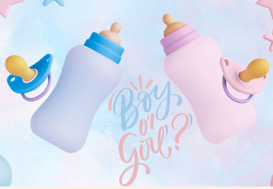 Gender reveal candles