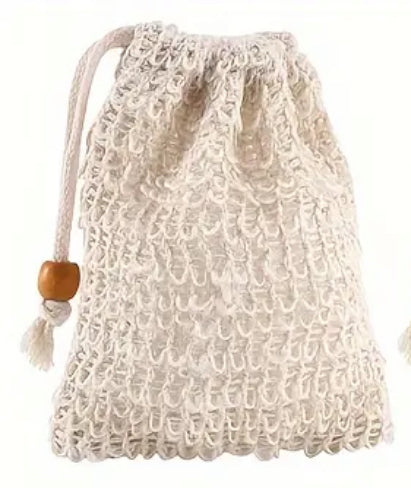 Exfoliating soap bag