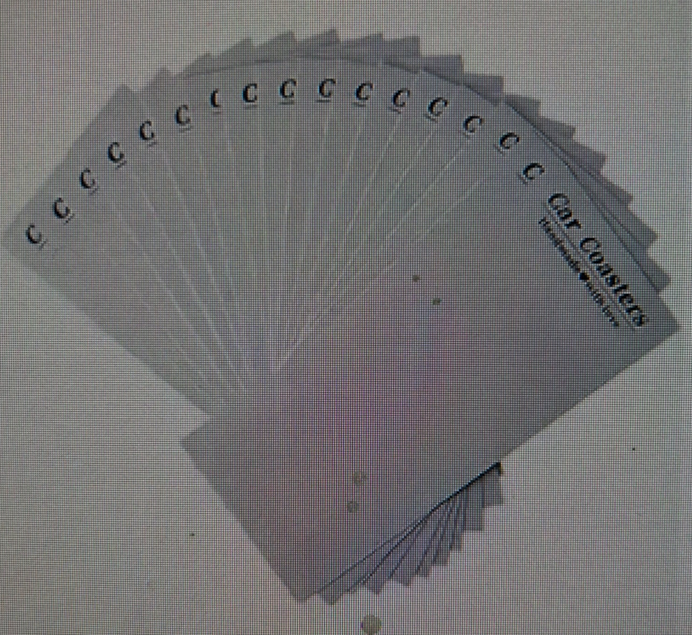 Blank sublimation car coasters