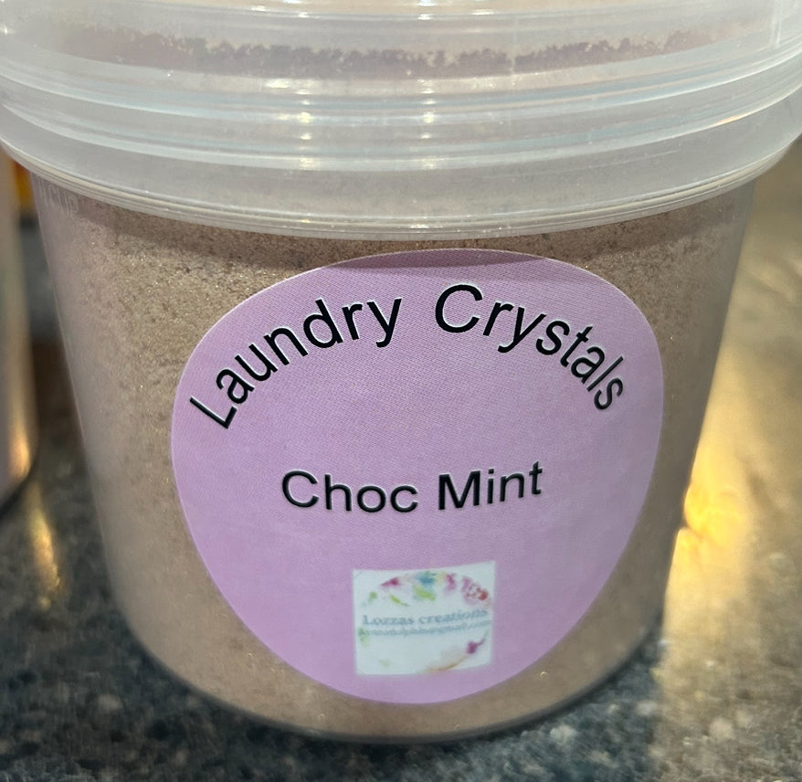 Laundry crystals