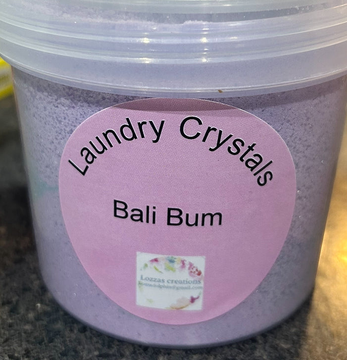 Laundry crystals