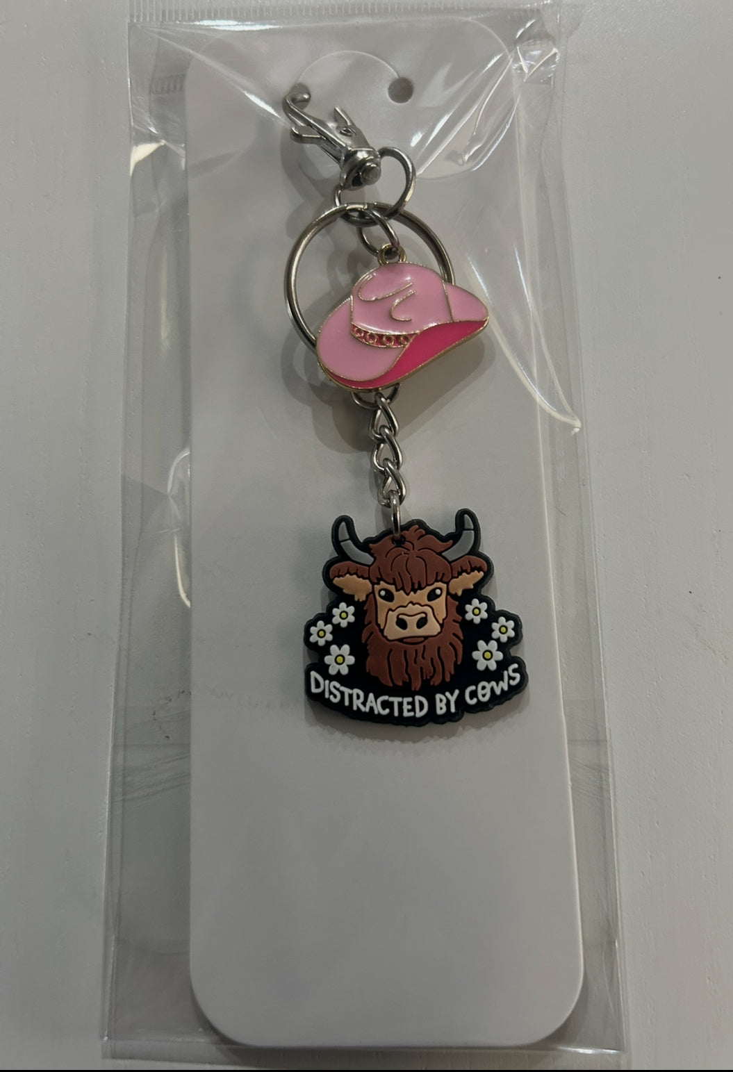 Highland cow  keychain