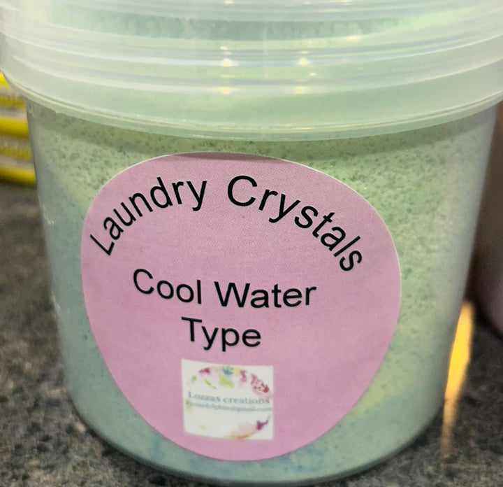 Laundry crystals