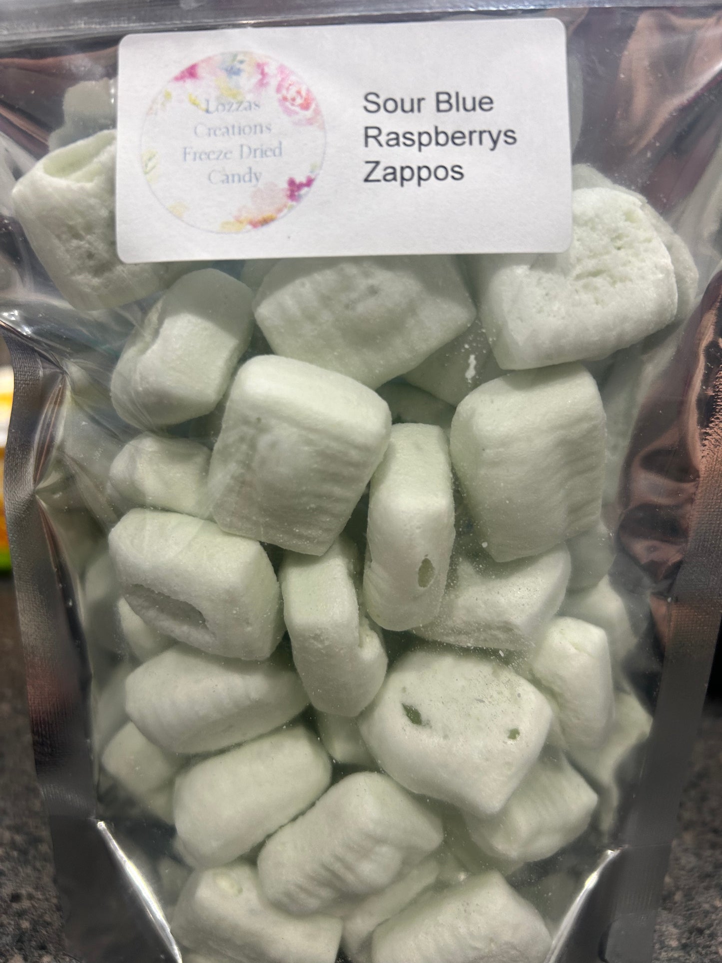 Freeze dried lollies